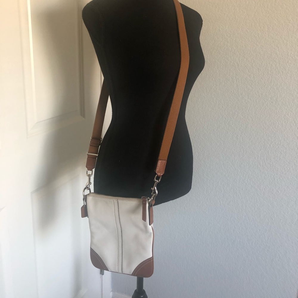 Coach leather crossbody purse bag